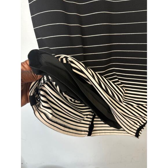 White House Black Market 10, black and beige stripe size 10 - Picture 5 of 11